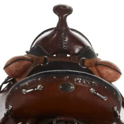 NRS Used 17in Double Creek Henry Miller Trail Saddle -Nrsworld 05 078T 2