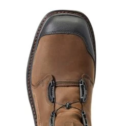 Ariat Men`s Workhog Xt 8in. Boa H20 Chocolate Brown Carbon Toe Work Boot -Nrsworld 10038922 4