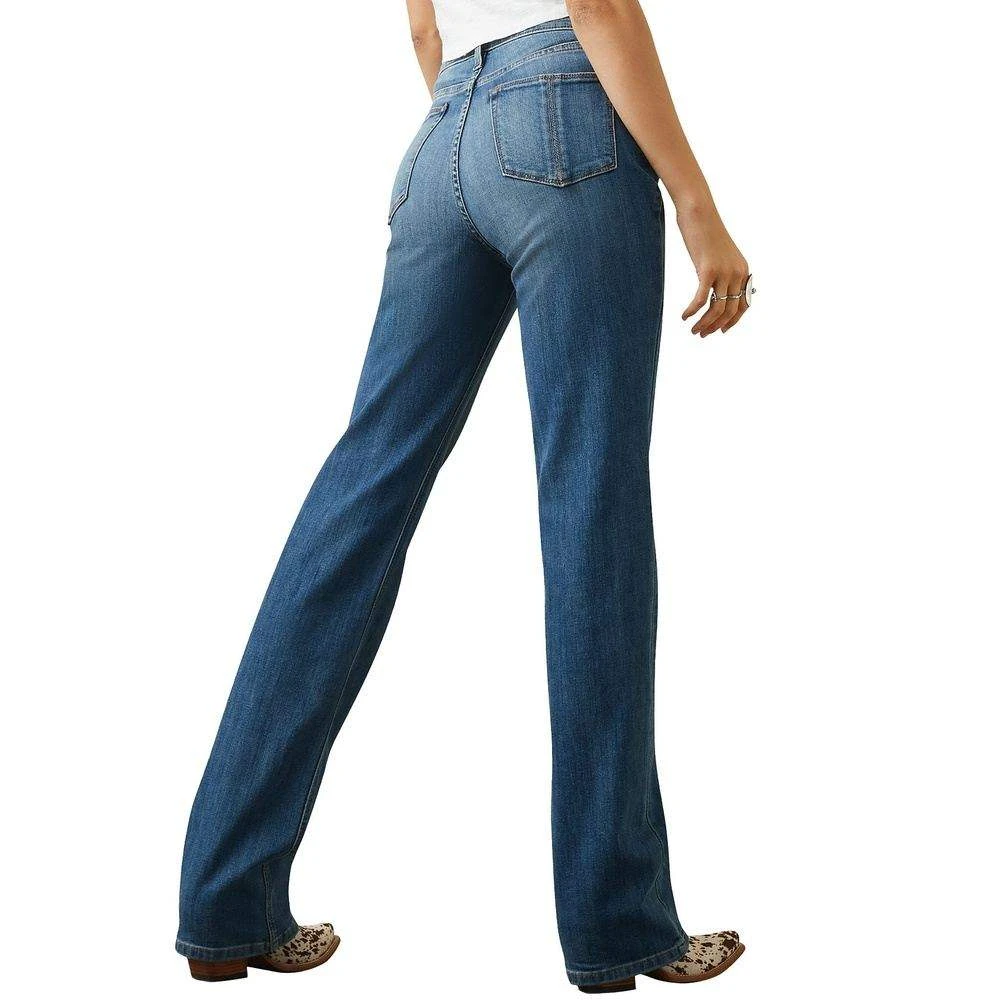 Ariat Women's High Rise Ultra Lucy Relaxed Straight Jean Fontana 2 Ariat Women's High Rise Ultra Lucy Relaxed Straight Jean Fontana - Image 2