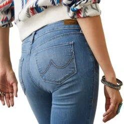 Ariat Women's Perfect Rise Katie Flare Louisiana Jean -Nrsworld 10043174 detail03