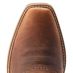 Ariat Men's Hybrid Roughstock Sorrel Crunch Square Toe Boot -Nrsworld 10044565 051