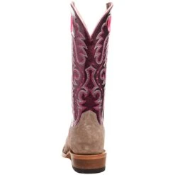 Ariat Women's Futurity Smokey Roughout/ Wine Patent 13 In Top Boot -Nrsworld 10047069 03