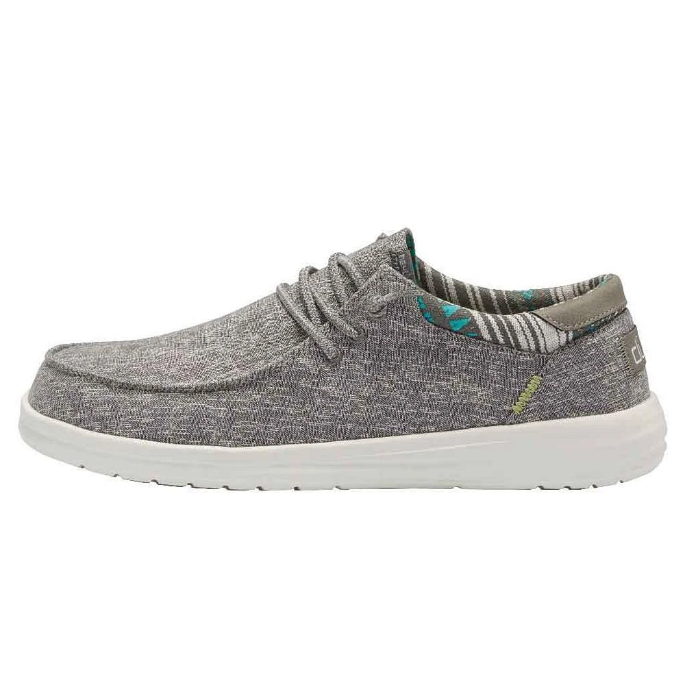 Heydude Men`s Hey Dude Paul Chambray Grey Casual Shoe 2 Heydude Men`s Hey Dude Paul Chambray Grey Casual Shoe - Image 2