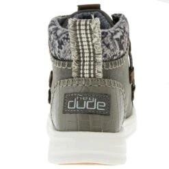 Heydude Women`s Hey Dude Eloise Recycled Leather Granite Casual -Nrsworld 121893390 04