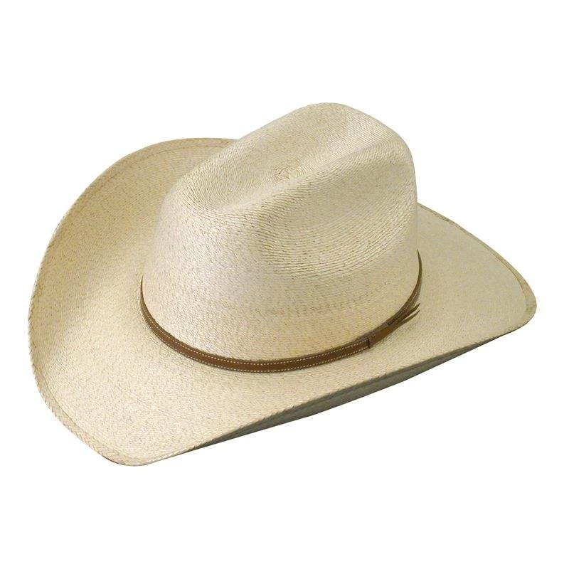Atwood Hats Kid's 4X Palm Leaf Straw Cowboy Hat 1 Atwood Hats Kid's 4X Palm Leaf Straw Cowboy Hat