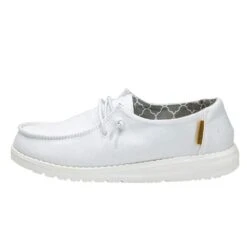 Youth Hey Dude White Wendy Casual Shoe -Nrsworld 130120138 2
