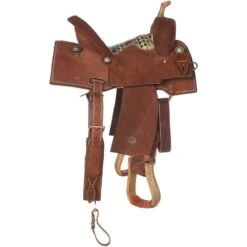 Nrs Competitors NRS Competitor Series Chocolate Youth Roughout Barrel Racing Saddle -Nrsworld 1411897Y 21