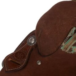 Nrs Competitors NRS Competitor Series Chocolate Youth Roughout Barrel Racing Saddle -Nrsworld 1411897Y 4