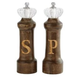 Mud Pie Door Knob Salt And Pepper Grinder