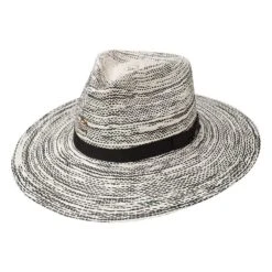 Charlie 1 Horse C1H Hawaii Ya 3 3/4in. Brim Black And Natural Straw Fashion Hat