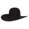American Hats 40X Black Open Crown 4-1/4in. Brim Felt Cowboy Hat