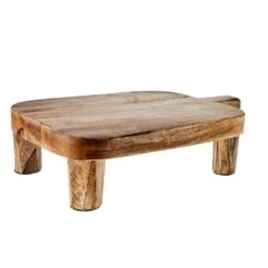 India Handicrafts Small Wooden Plate -Nrsworld 15864 S 3 201