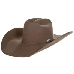 American Hats AHC 20X Pecan 5in. Brim Open Crown Felt Cowboy Hat -Nrsworld 20XPECS5 3
