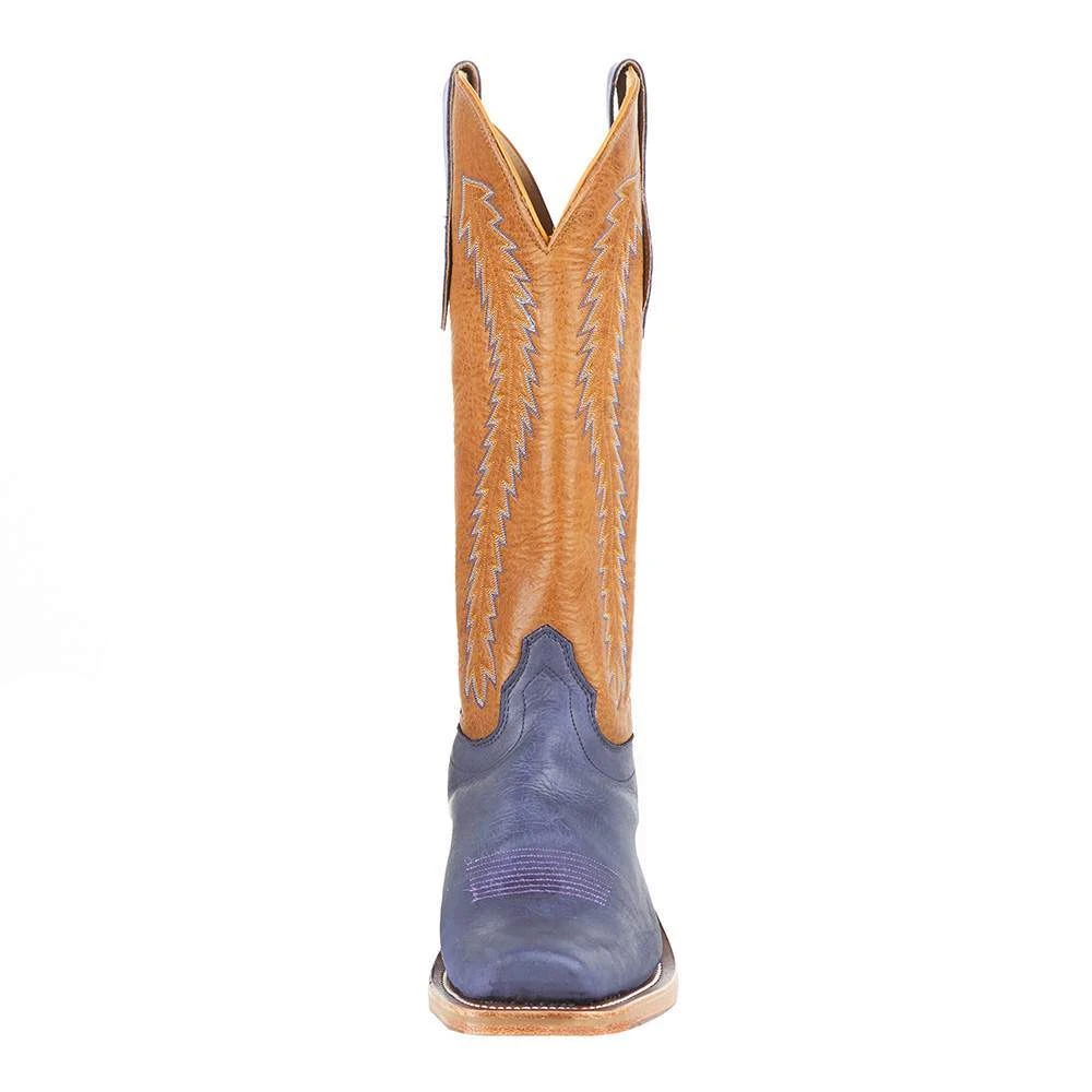 Rios Of Mercedes Men`s Olathe RR Royal Blue Wyoming 15` Vanilla Navajo Bison Top Cowboy Boot 3 Rios Of Mercedes Men`s Olathe RR Royal Blue Wyoming 15` Vanilla Navajo Bison Top Cowboy Boot - Image 3