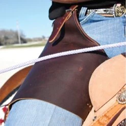 Saddle Barn Tack Leather Roper Chap