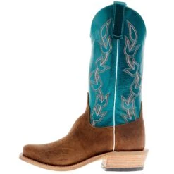 Anderson Bean Men's Ride Ready Brahma Bison 13in Turquoise Calfieno Top -Nrsworld 336684 03