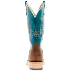 Anderson Bean Men's Ride Ready Brahma Bison 13in Turquoise Calfieno Top -Nrsworld 336684 04
