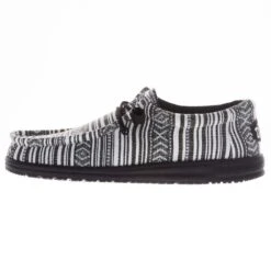 Heydude Men's Hey Dude Wally Serape Black Gravel Casual Shoe -Nrsworld 40017 0YB 03