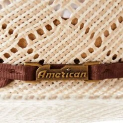 American Hats AHC 5050 Rancher Drilex 4 1/4in. Brim 2 Cord Chocolate Band Straw Cowboy Hat -Nrsworld 5050RC2CCHOC42 3