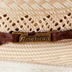 American Hats AHC 6900 Racher Drilex 2 Cord Chocolate Band 4 1/4in. Brim Straw Cowboy Hat -Nrsworld 6900RC2CCHOC42 3