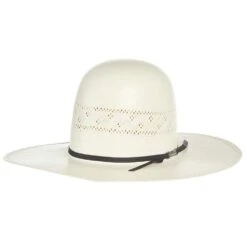 American Hats Solid Weave Fancy Vent 4in. Brim Straw Cowboy Hat 7 American Hats Solid Weave Fancy Vent 4in. Brim Straw Cowboy Hat -Nrsworld 7210S2CBLK4 11