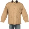 Wyoming Traders Men's Canvas Tan Ranch Coat