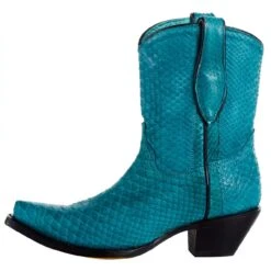 Corral Women`s Turquoise Python 8in. Top Boot -Nrsworld A4196 03