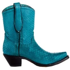 Corral Women`s Turquoise Python 8in. Top Boot -Nrsworld A4196 05