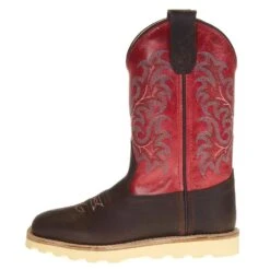Old West Children's Brown Rugby Grenadine Red Boot -Nrsworld BCS1951 2