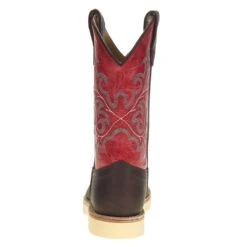 Old West Children's Brown Rugby Grenadine Red Boot -Nrsworld BCS1951 32