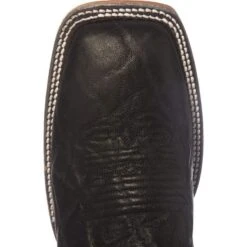 Men's Justin Bent Rail Black Wildebeest Cowboy Boots 9 Men's Justin Bent Rail Black Wildebeest Cowboy Boots -Nrsworld BR319 toe