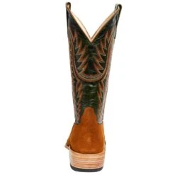 Horsepower Men's Top Hand Camel Suede Roughout 13in. Emerald Green Top Boot -Nrsworld HP9500 4