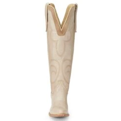 Justin Boots Women's Vintage Verlie Vanilla 17 In Top Round Toe Cowgirl Boot -Nrsworld JST 008 VN4475 scaled