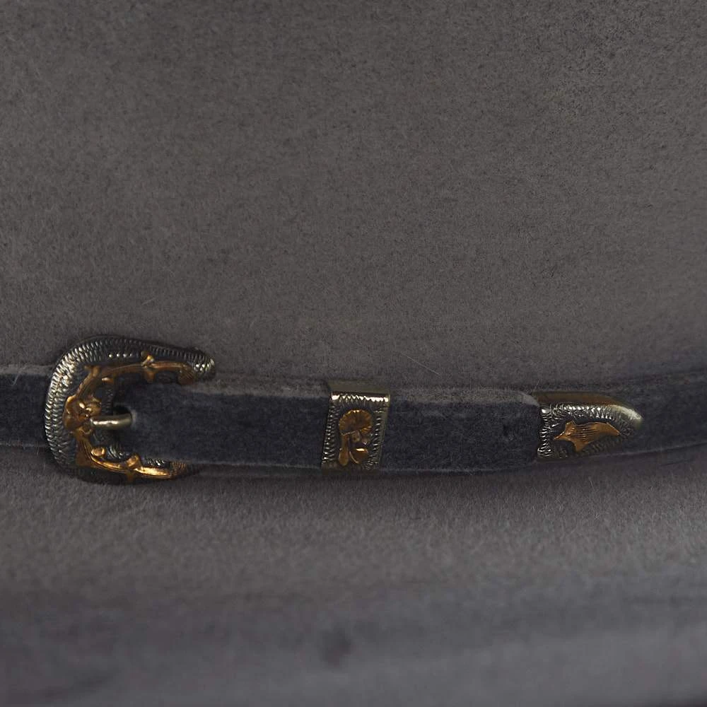 Jw Brooks Custom Hats 50X Blue Roan 4 1/2in. Brim Felt Cowboy Hat 3 Jw Brooks Custom Hats 50X Blue Roan 4 1/2in. Brim Felt Cowboy Hat - Image 3