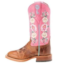 Macie Bean Boots Kids Honey Bunch-Rose Lizard Top Boot -Nrsworld MK7047 2