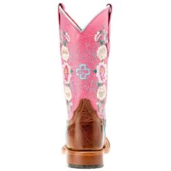 Macie Bean Boots Kids Honey Bunch-Rose Lizard Top Boot -Nrsworld MK7047 3