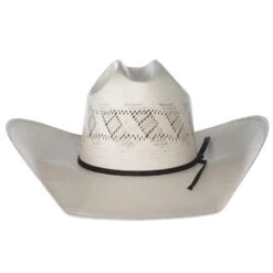 Rodeo King Ivory The Wind Shantung 4 1/2in. Brim Open Crown Straw Cowboy Hat -Nrsworld RK318 2