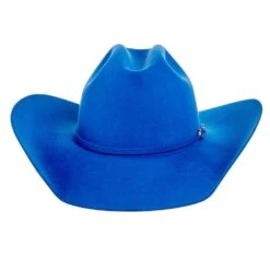 Rodeo King 7X Cobalt Blue 4in. Brim Open Crown Felt Cowboy Hat 8 Rodeo King 7X Cobalt Blue 4in. Brim Open Crown Felt Cowboy Hat -Nrsworld RK322 4