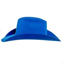 Rodeo King 7X Cobalt Blue 4in. Brim Open Crown Felt Cowboy Hat 9 Rodeo King 7X Cobalt Blue 4in. Brim Open Crown Felt Cowboy Hat -Nrsworld RK322 5