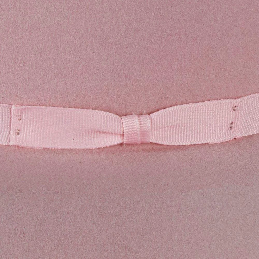 Rodeo King 7X Powder Pink 4 Inch Brim Open Crown Felt Hat 2 Rodeo King 7X Powder Pink 4 Inch Brim Open Crown Felt Hat - Image 2