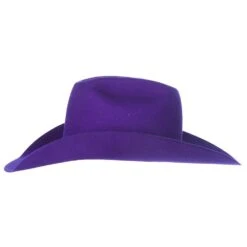 Rodeo King 7X Purple Self Band 4 1/4in. Brim Open Crown Felt Cowboy Hat -Nrsworld RK457 5