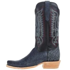 R Watson Boots Men`s Blue Cape Buffalo 13in Midnight Blue Sinatra Cowhide Top Boot -Nrsworld RW7103 1 03