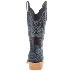 R Watson Boots Men`s Blue Cape Buffalo 13in Midnight Blue Sinatra Cowhide Top Boot -Nrsworld RW7103 1 04