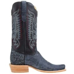 R Watson Boots Men`s Blue Cape Buffalo 13in Midnight Blue Sinatra Cowhide Top Boot -Nrsworld RW7103 1 05