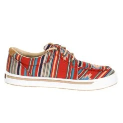 Twisted X Men's Hooey Exclusive Red Fiesta Aztec Loper Casual Shoe -Nrsworld SMUMHYC04 4