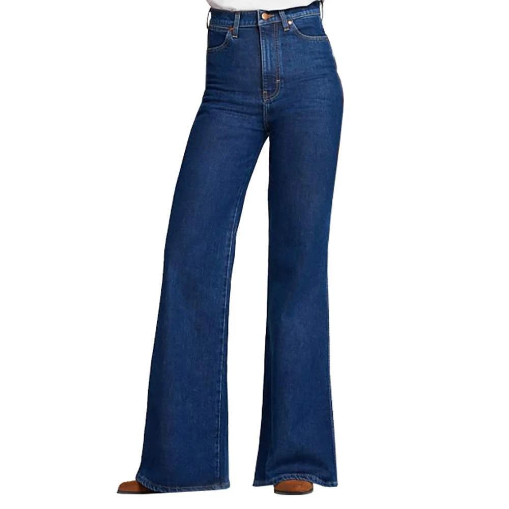 Wrangler Modern Women'sWanderer 622 High Rise Flare Jean In Ski Patrol 2 Wrangler Modern Women'sWanderer 622 High Rise Flare Jean In Ski Patrol - Image 2